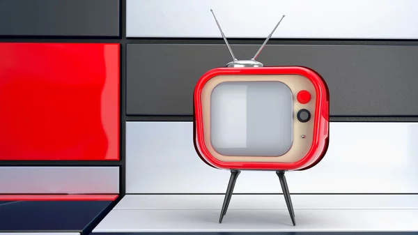 Retro Tv — Stockfoto