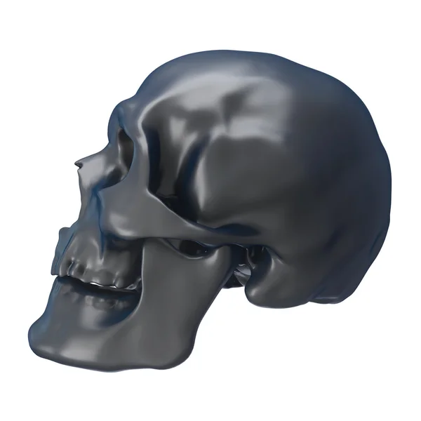 Black skull — Stock Photo, Image