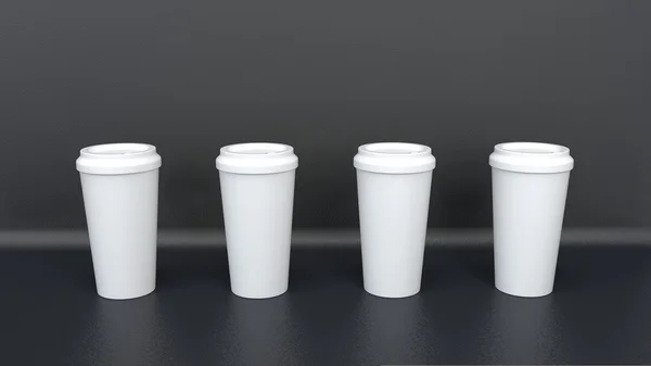 Koffie cups — Stockfoto