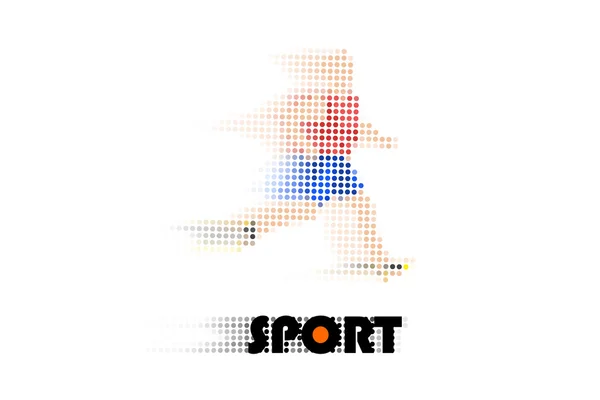 Concepto de atcividad deportiva — Vector de stock