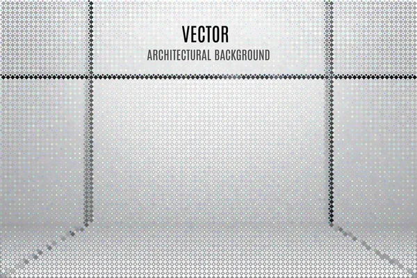 Telón de fondo arquitectónico abstracto — Archivo Imágenes Vectoriales