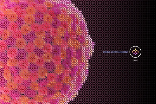 Sphère fleurie stylisée — Image vectorielle