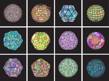 geometrik şekiller kümesi