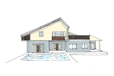 mimari vektör kroki