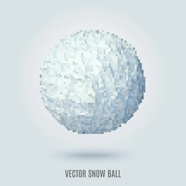 Esfera baches blanco — Vector de stock