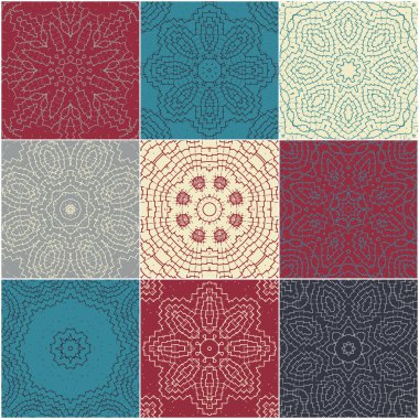 vektör süsleme seti