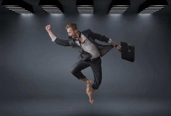 Retrato conceptual de un hombre de negocios guapo y exitoso —  Fotos de Stock