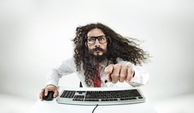 Bir BT Portait scientis ofiste