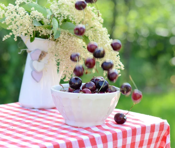 Mucha cereza dulce fresca Imagen de stock