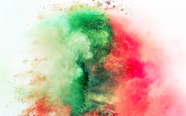 Абстрактная Картина Цветного Всплеска Порошка — стоковое фото