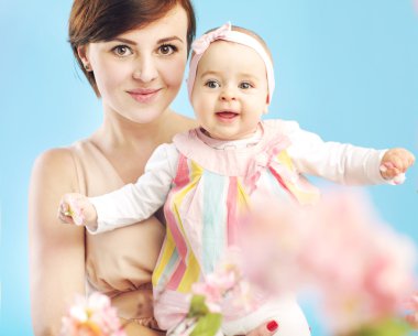 Sevimli sevimli annesi