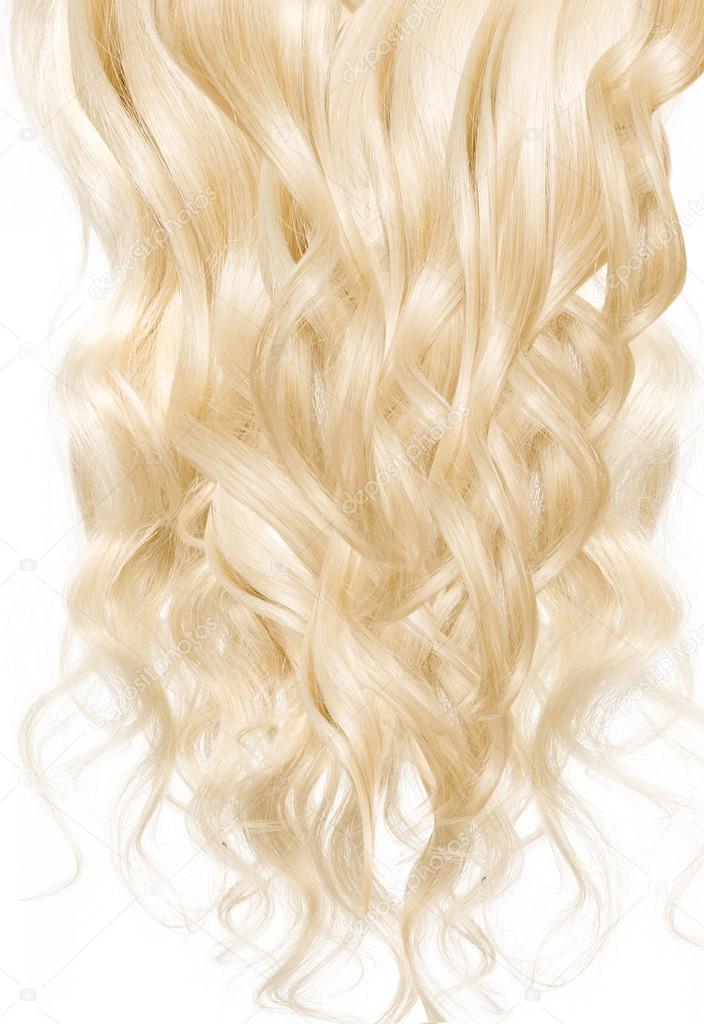 Picture presenting a blond wig 