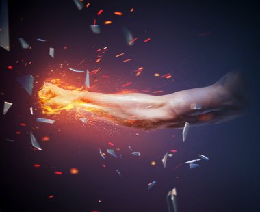 Engelleri yenerek bir fikir kavramsal resmi