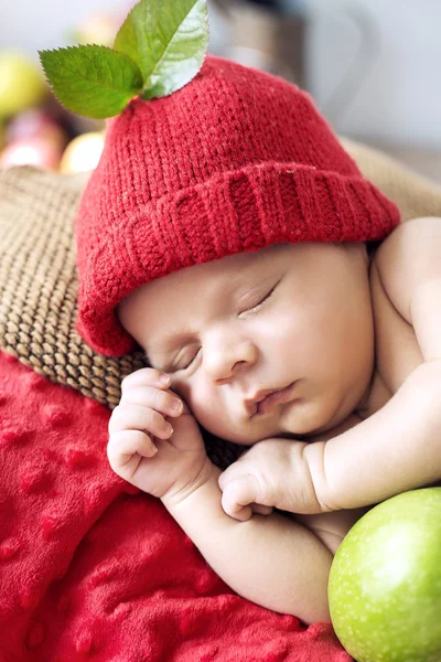Little boy during a short nap — Stock Photo, Image