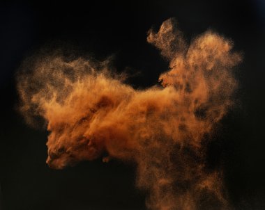 Ginger cloud of a magic dust clipart