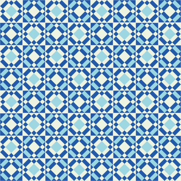 Традиционные декоративные португальские azulejos. Винтажный бесшовный рисунок — стоковый вектор