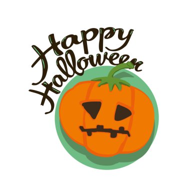 Kabak Cadılar Bayramı illüstrasyon 