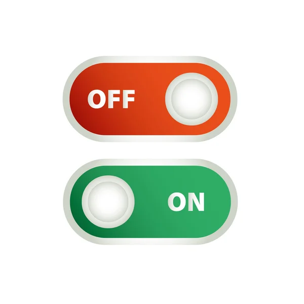 Toggle switch icon — Stock Vector