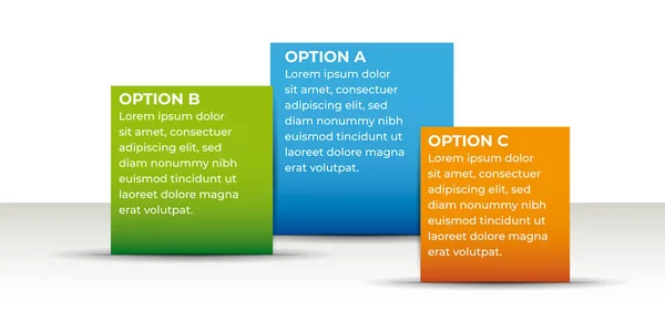 Infographic Opties Template Vector — Stockvector