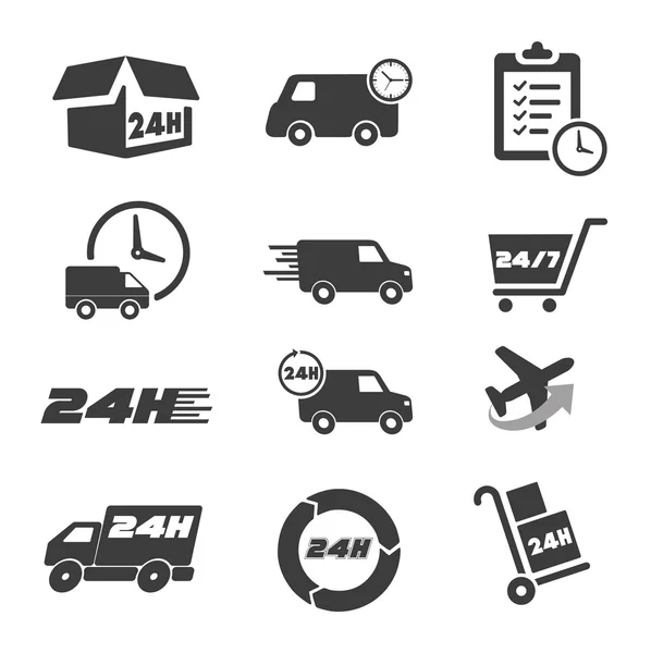 Vários postagem e suporte conjunto de ícones relacionados — Vetor de Stock