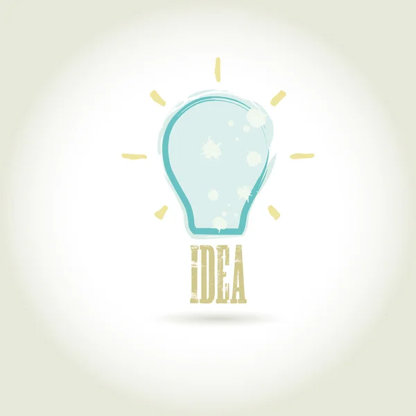 Bulb light idea vector illustration — Stock Vector