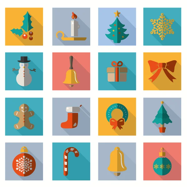 Christmas and Winter icons collection - vector — Stock Vector