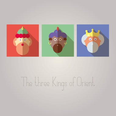 The three Kings of Orient clipart