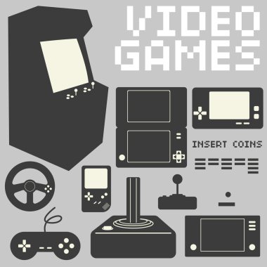 video oyunları Icon set