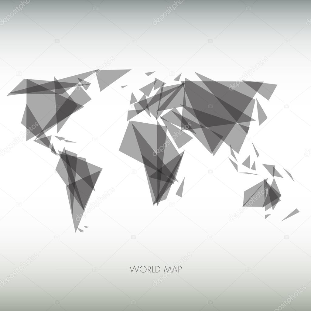 Geometric map of the world