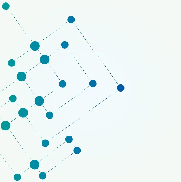 Síťová barva technologie komunikační pozadí — Stockový vektor