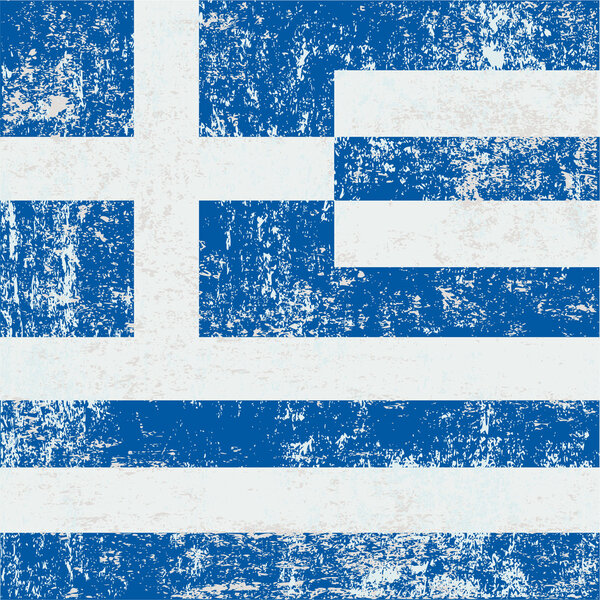 Greece Flag grunge