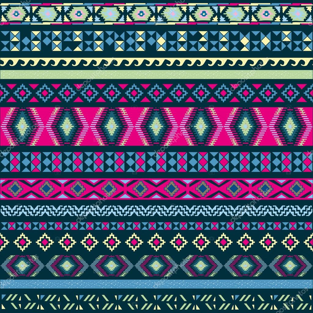 Seamless pattern tribal ethnic Stock Vector Image by ©alvaroc #79228310
