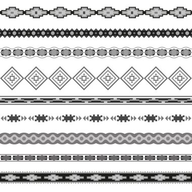 Seamless modeli. Vektör çizim aşiret tasarım için. Etnik motifi.