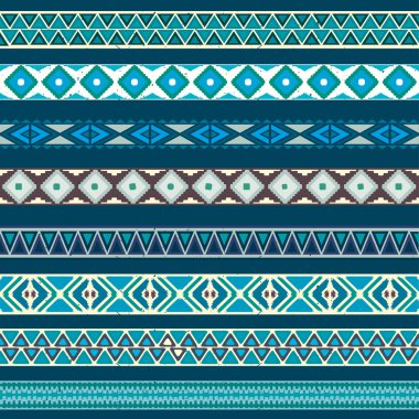 Seamless modeli. Vektör çizim aşiret tasarım için. Etnik motifi.
