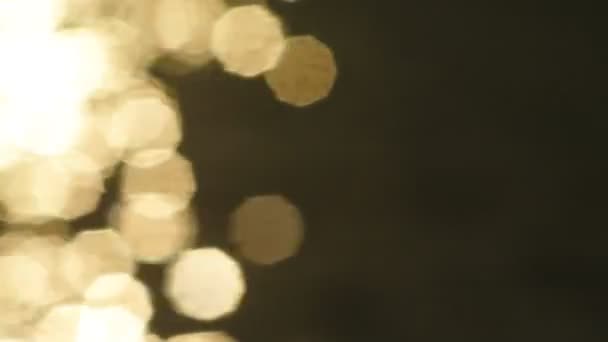 Nizza bokeh luce movimento sfondo — Video Stock