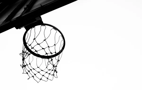 Oude basketbal hoepel — Stockfoto