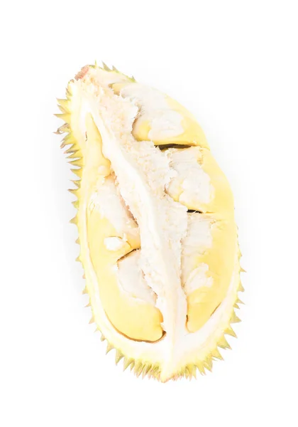 Frutto Durian Isolato Fondo Bianco Frutto Tropicale — Foto Stock