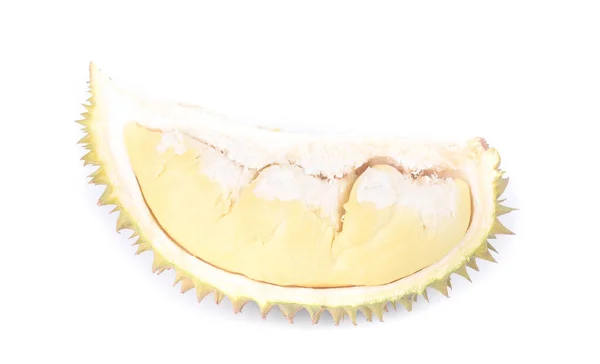 Frutto Durian Isolato Fondo Bianco Frutto Tropicale — Foto Stock