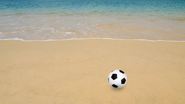 Plaj futbol oyunu — Stok fotoğraf