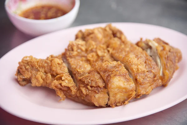 Chicken deep fried in Thai style — Stock Photo, Image