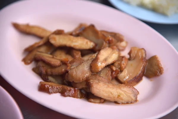 Roast pork in Thai style — Stock Photo, Image