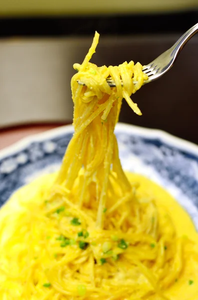 Carbonara spaghetti — Photo