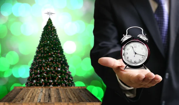 Čas slavit ve vánoční akci, Holiday podnikatelský koncept — Stock fotografie