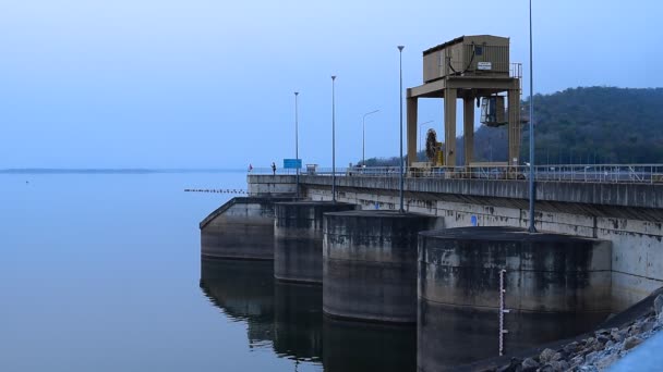 Ubolratana dam, Khon Kaen, Thailand — Stock Video