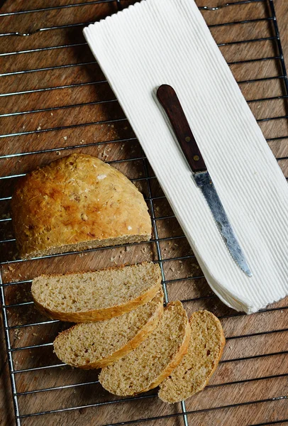 Chleba, domácí pekárna — Stock fotografie