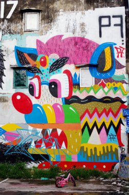 Dev terk bina Bangkok grafiti