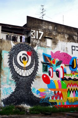 Dev terk bina Bangkok grafiti