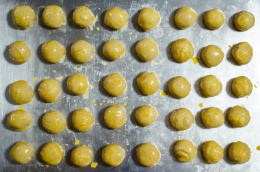 Çin böreği veya Moon pasta, Çin festival pişirme için hazırlamak