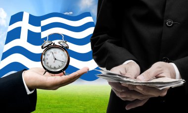Creditor show time limit to pay dept, Financial Crisis in Greece clipart