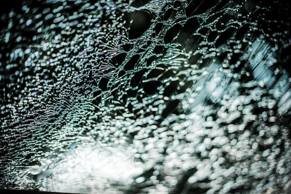 Beschädigte Scheibe im Auto — Stockfoto